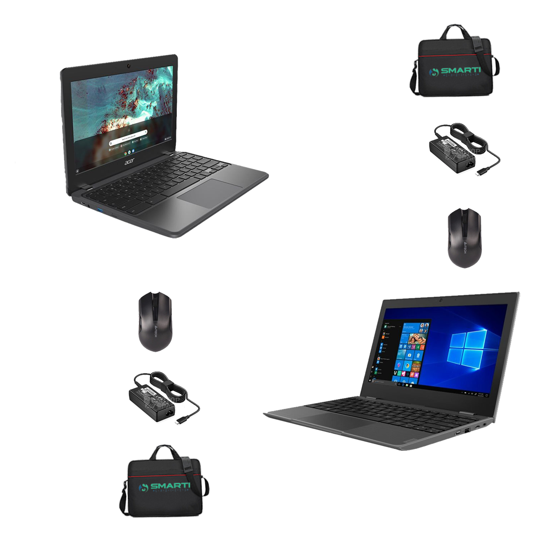 Hp+Lenovo Chromebook (4GB-32GB)